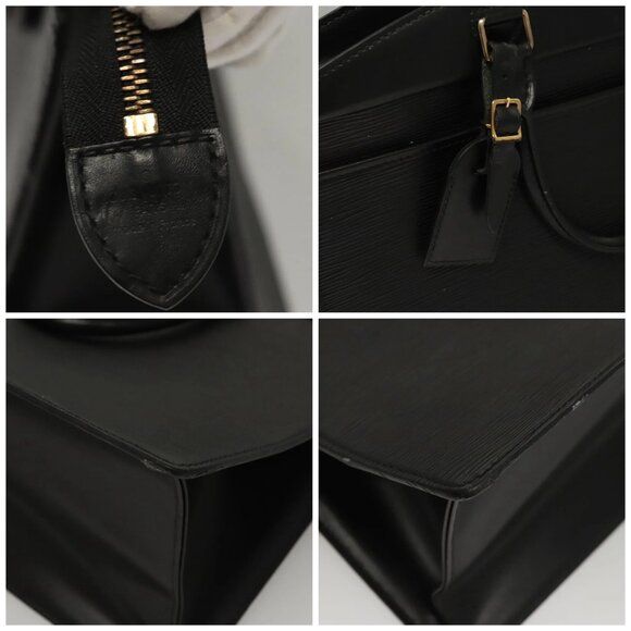 LOUIS VUITTON Epi Riviera Hand Bag Noir Black M48182 LV - Picture 10 of 14
